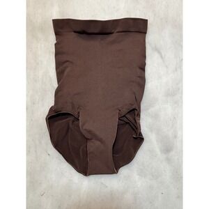 SKIMS Fits Everybody High Waist Briefs Brown Smoothing Shapewear M